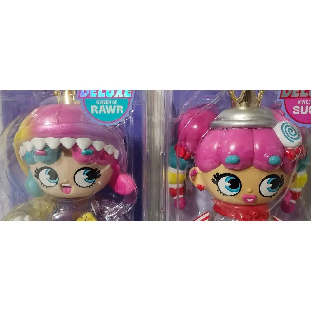 XOX Kweenie Deluxe Kween of Rawr & Kween of Suga Figure Lot New Sealed